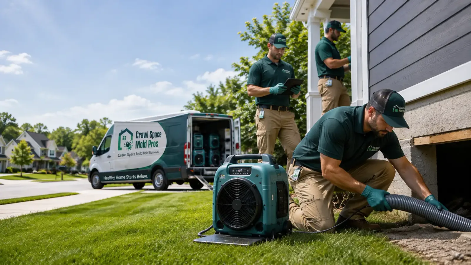 Crawl Space Mold Removal in Rockford, IL